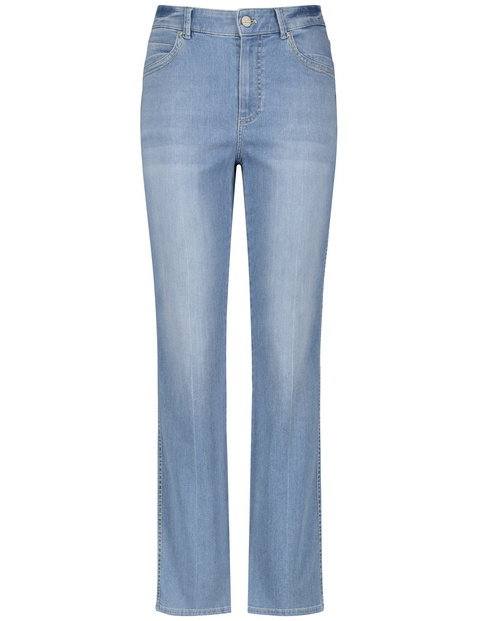 5-Pocket Jeans mit geradem Bein