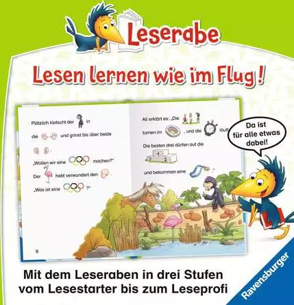 Leserabe – Vor-Lesestufe: Die Tierolympiade