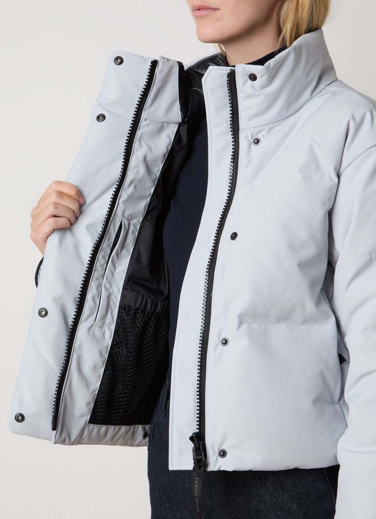 Canada Goose Grandview puffer jacket with down filling and zipper pockets