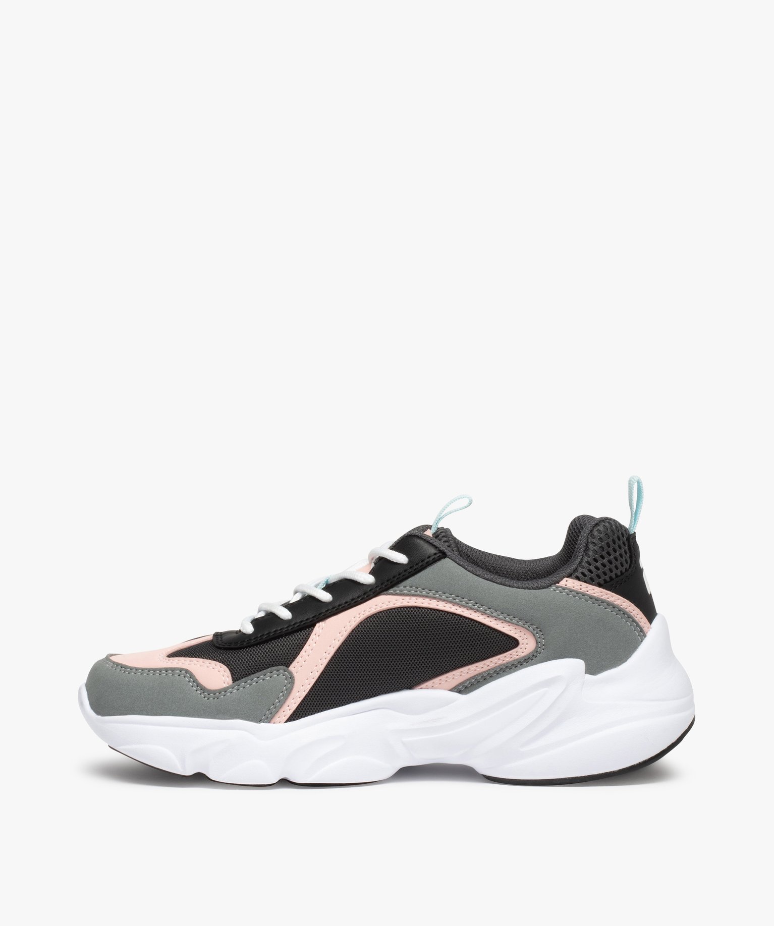 Baskets fille running légères et colorées – Fila Alamo gris | GEMO