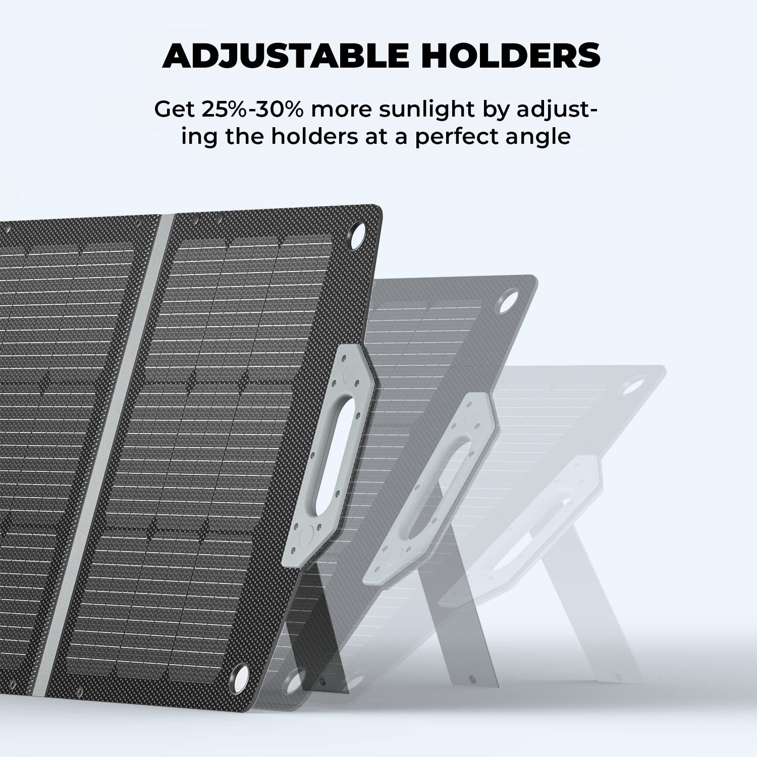 POCOSOLR Solarmodul 120W Solar Panel - Tragbar Solarpanels Faltbar Solarmodul PV Modul, 120,00 W, monokristalline Solarzellen, (Inklusive Laderegler und Zubehör, IP67 Wasserdichtigkeit, ETFE langlebiges Solarmodul), Höchste Effizienz und Tragbarkeit