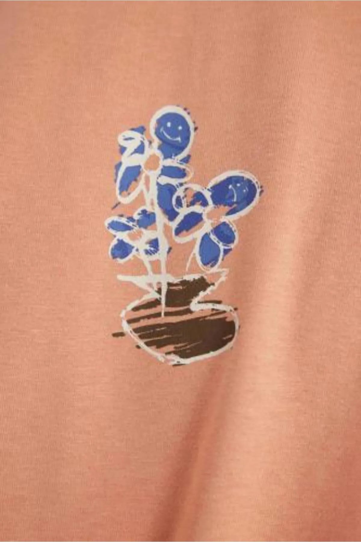 DeFacto  Kurzarm-T-Shirt mit Oversize-Passform und bedrucktem Rücken, Rundhalsausschnitt und bedrucktem Rücken B4646ax24sp