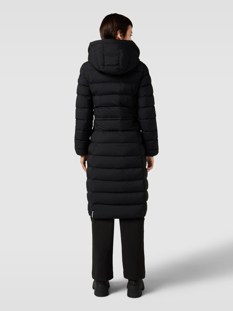 Steppmantel mit Kapuze Modell 'SIMMIE' in schwarz