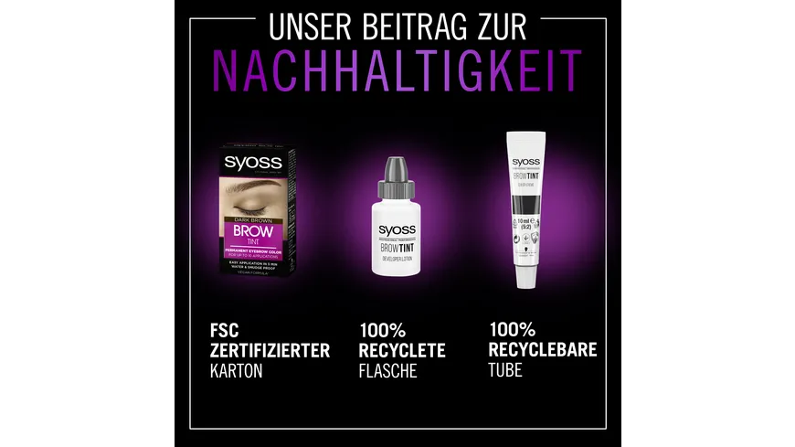syoss Augenbrauen Kit 4-1 - Dunkelbraun