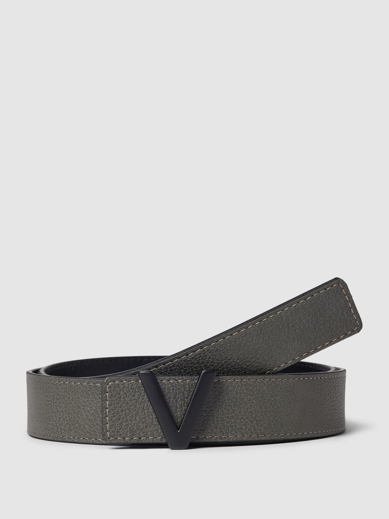 Gürtel mit Label-Detail in schwarz