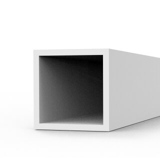 Styrene Strip - Square Hollow tube 4.00 x 350mm (0,7mm) (3)
