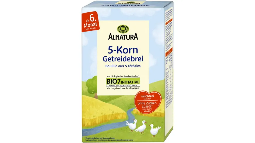 Alnatura Bio Beikost 5-Korn Getreidebrei 250 g