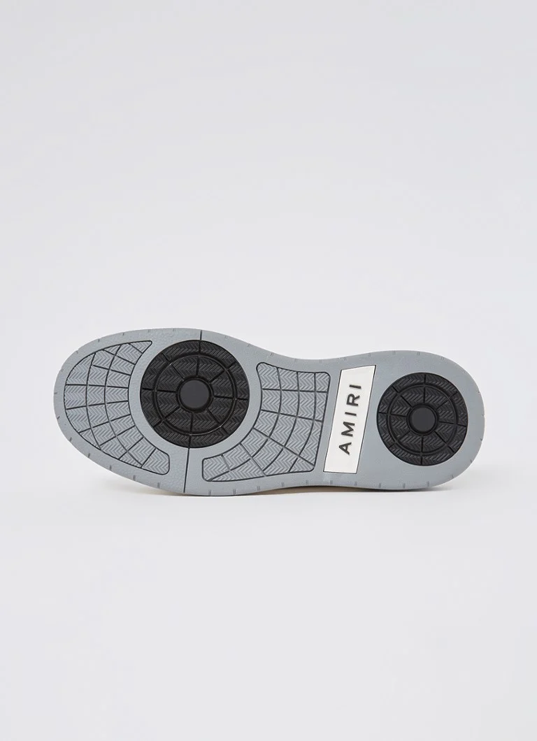 Skórzane trampki AMIRI z logo