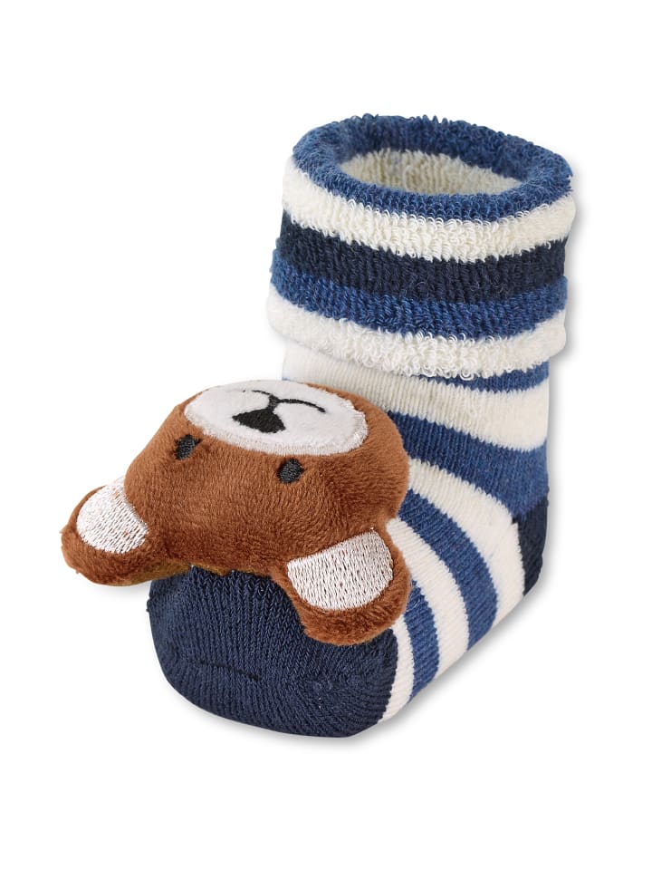 Sterntaler Baby Rasselsocken Bär in marineblau günstig kaufen 16