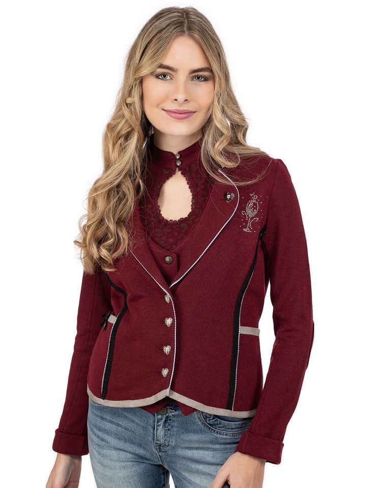 Hangowear Jacke QUIRINA in weinrot günstig kaufen