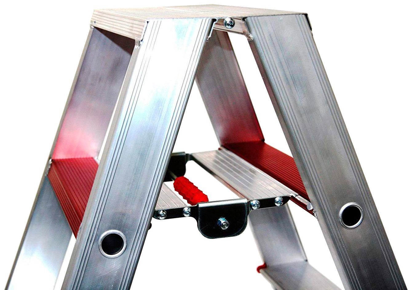 SZ METALL Doppelleiter, Aluminium, 3,5 m, 6-stufig