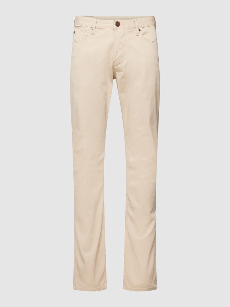 Jeans im 5-Pocket-Design in beige
