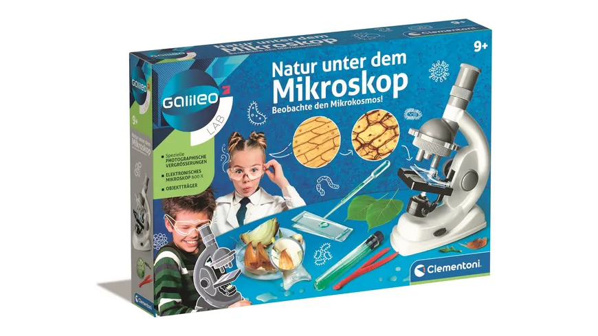 Clementoni - Galileo - Natur unter dem Mikroskop
