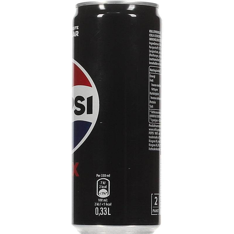 Pepsi Pepsi Max 0,33 l boks sleek