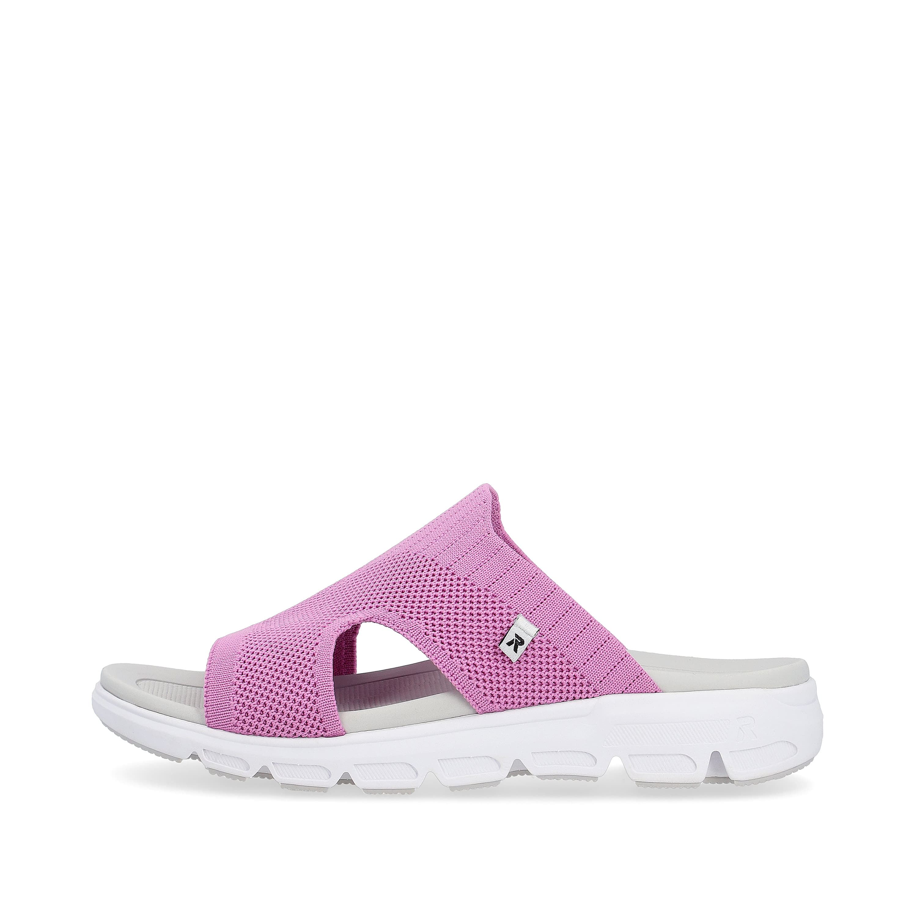 Rieker Damen Pantoletten flamingo pink