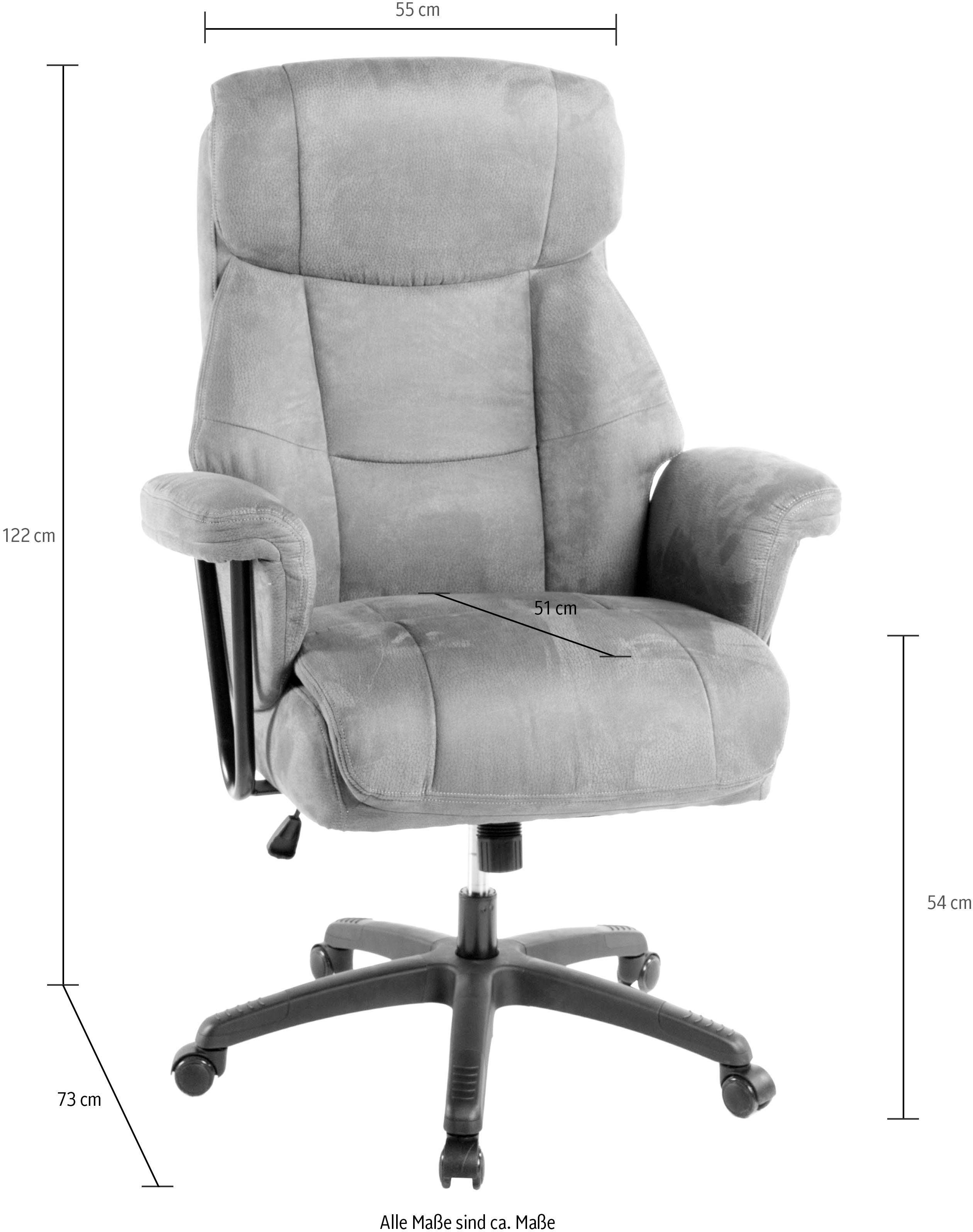 Duo Collection Chefsessel Mauro XXL, Belastbarkeit bis zu 150 kg