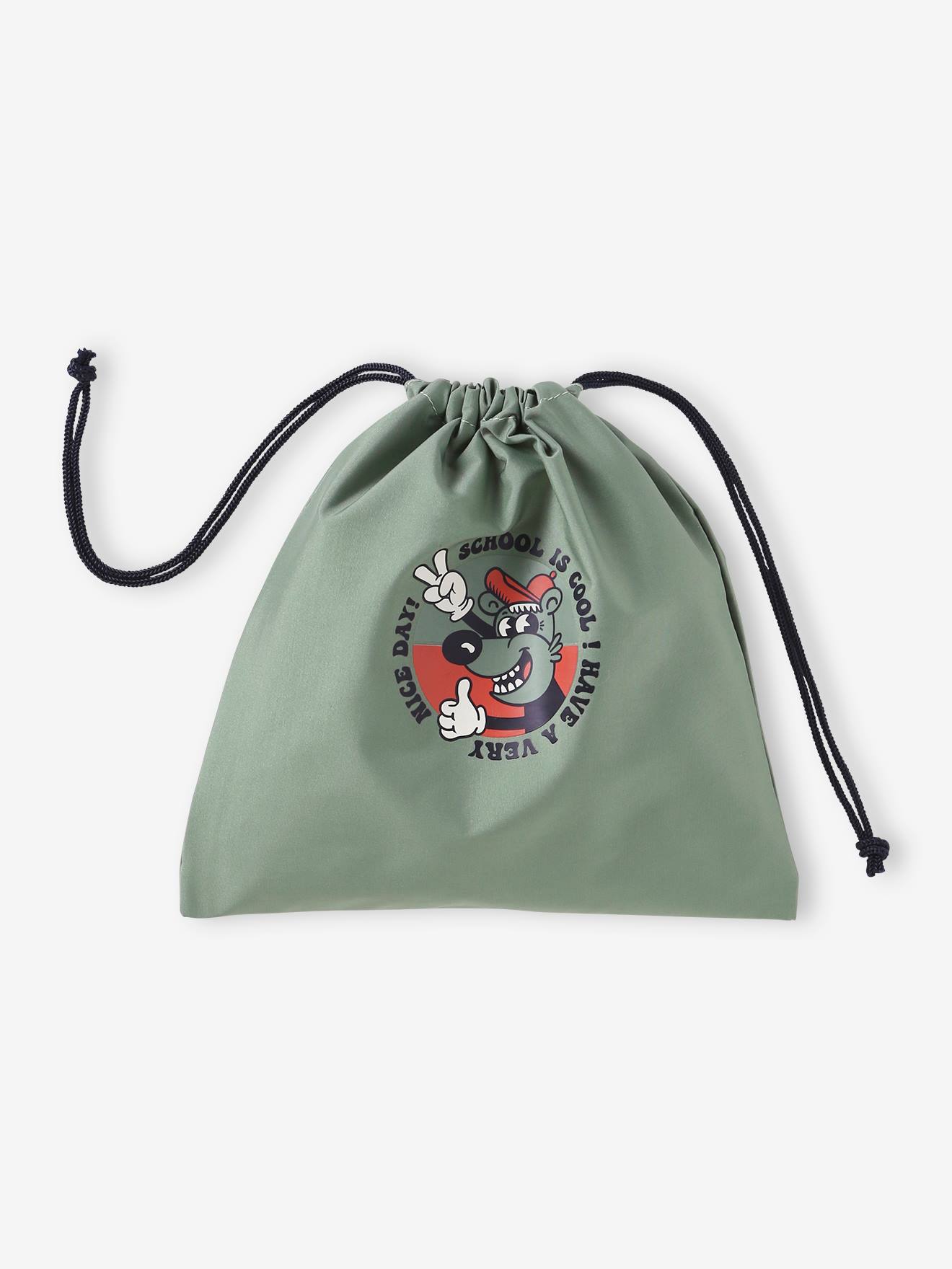Vertbaudet Jungen Lunchbag COOL ATTITUDE - moosgrün