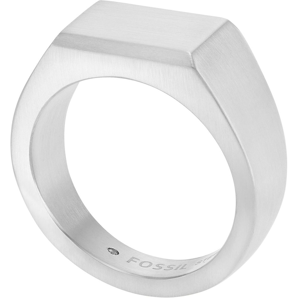 Fossil Bague en acier inoxydable Acier inoxydable argent Bague