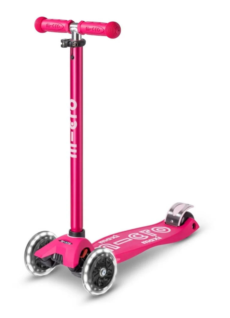 Micro Step Maxi Deluxe pojedyncza rolka z kółkami LED
