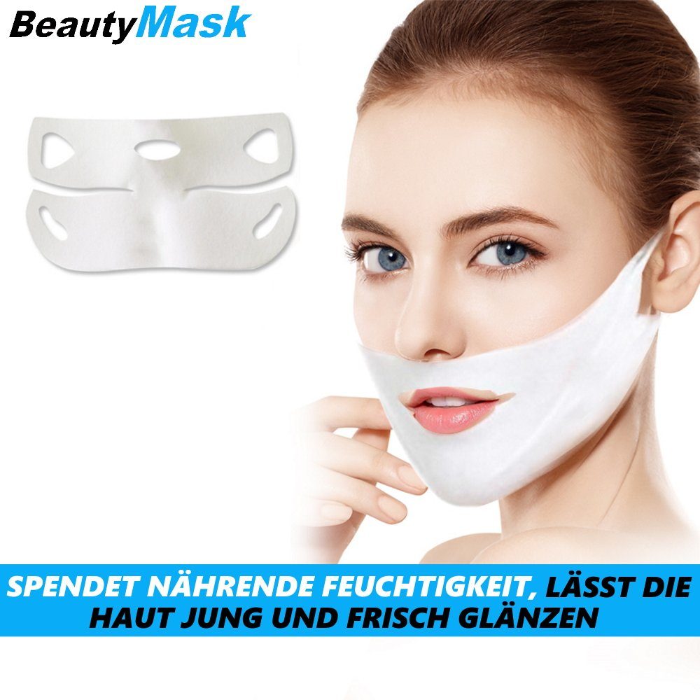 MAVURA Gesichtsmaske BeautyMask Gesichtsmaske V-Linie Maske Slimming Mask Feuchtigkeitsmaske Schlankheitsmaske Gesichtsstraffung Gesicht Maske Pflege Kosmetik Anti Falten