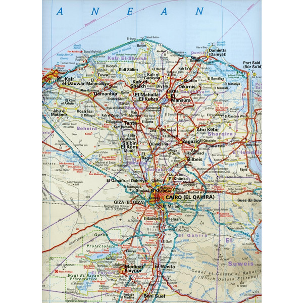 Reise Know-How Landkarte Ägypten (1:1.125.000) - Straßenkarte