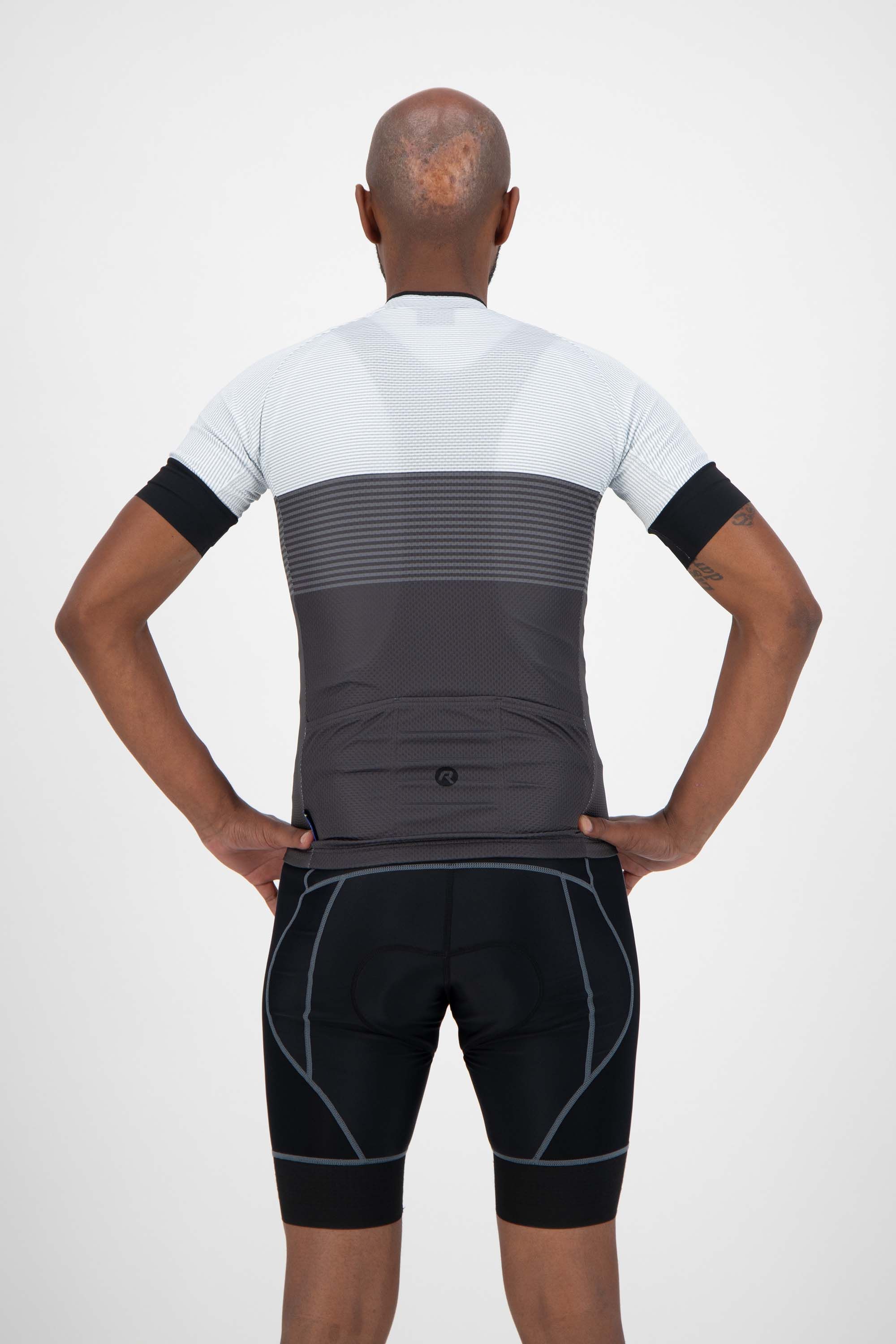 Rogelli Boost Schwarz/Weiß Herren Radtrikot Kurzarm