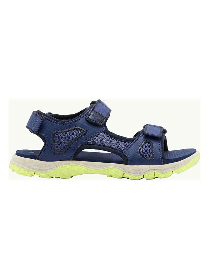 Jack Wolfskin Sandalen in Dunkelblau/Hellgrün günstig kaufen
