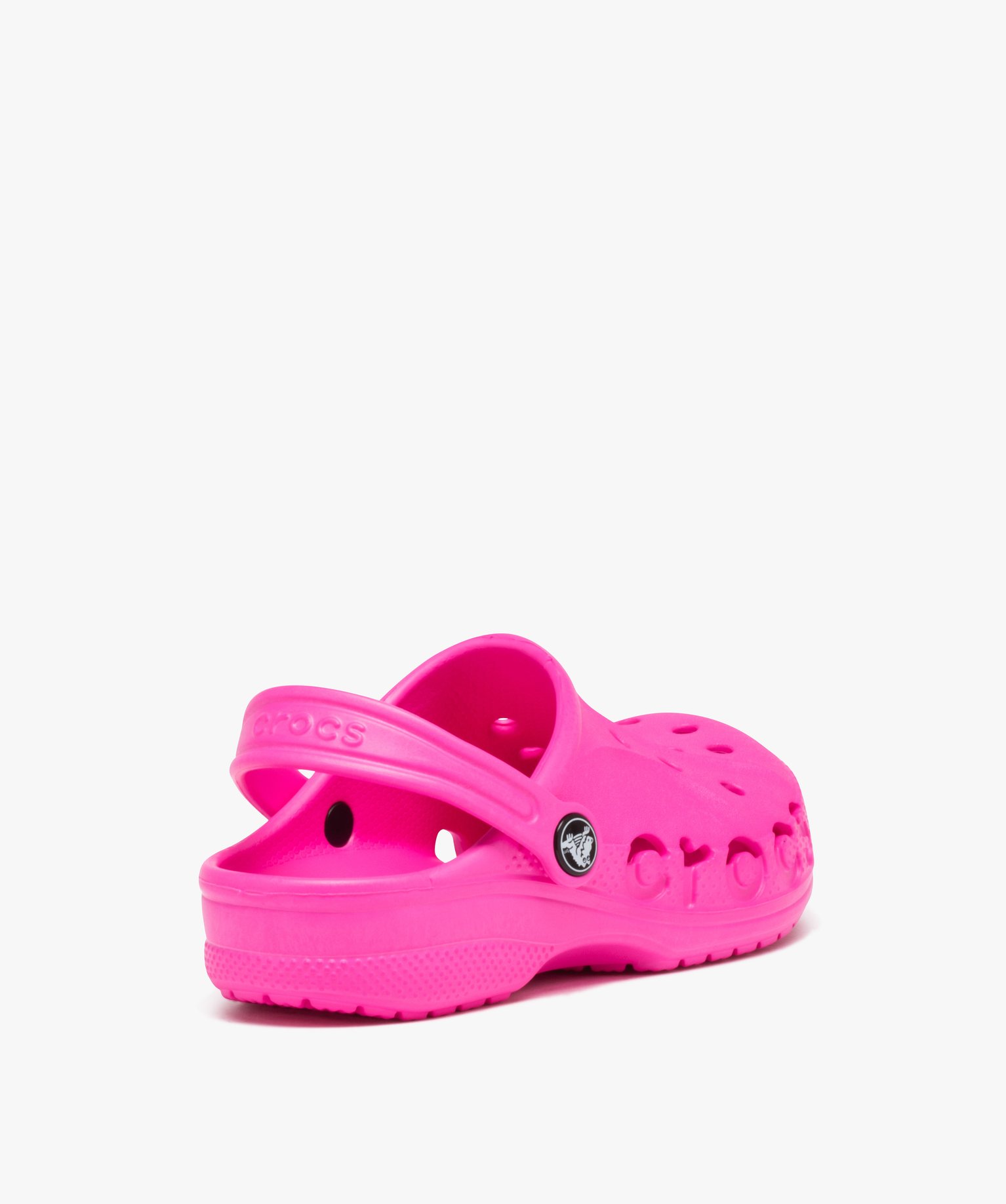 Sabots souples fille unis avec perforations - Crocs rose | GEMO