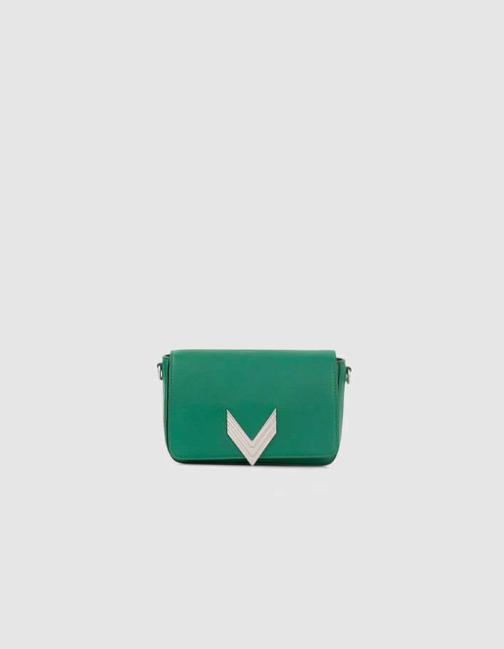 Le sac 111 en cuir vert Femme