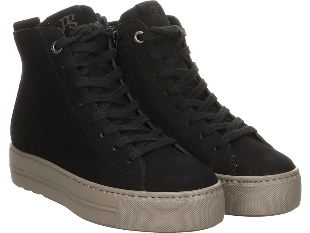 PAUL GREEN Komfort Schnürer schwarz 0072-5143-052/Hightop-Pauls