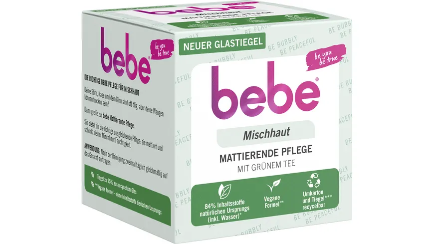 bebe mattierende Pflege Gesichtscreme 50 ml