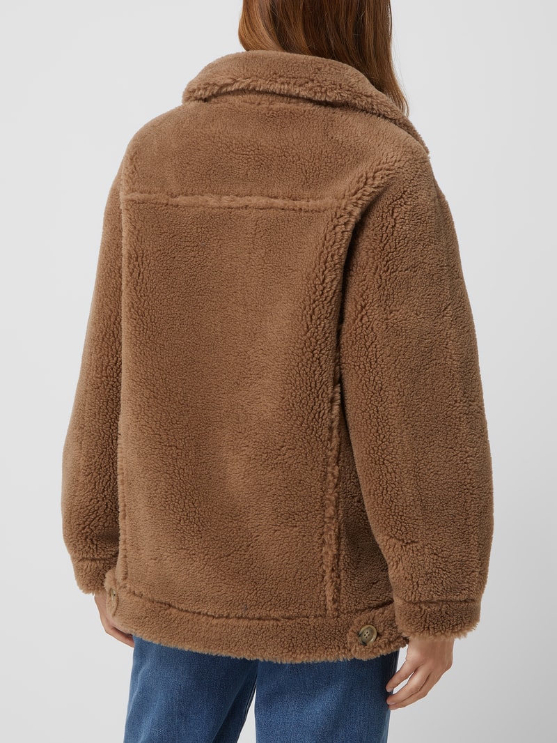 Wendejacke mit Woll-Anteil in camel