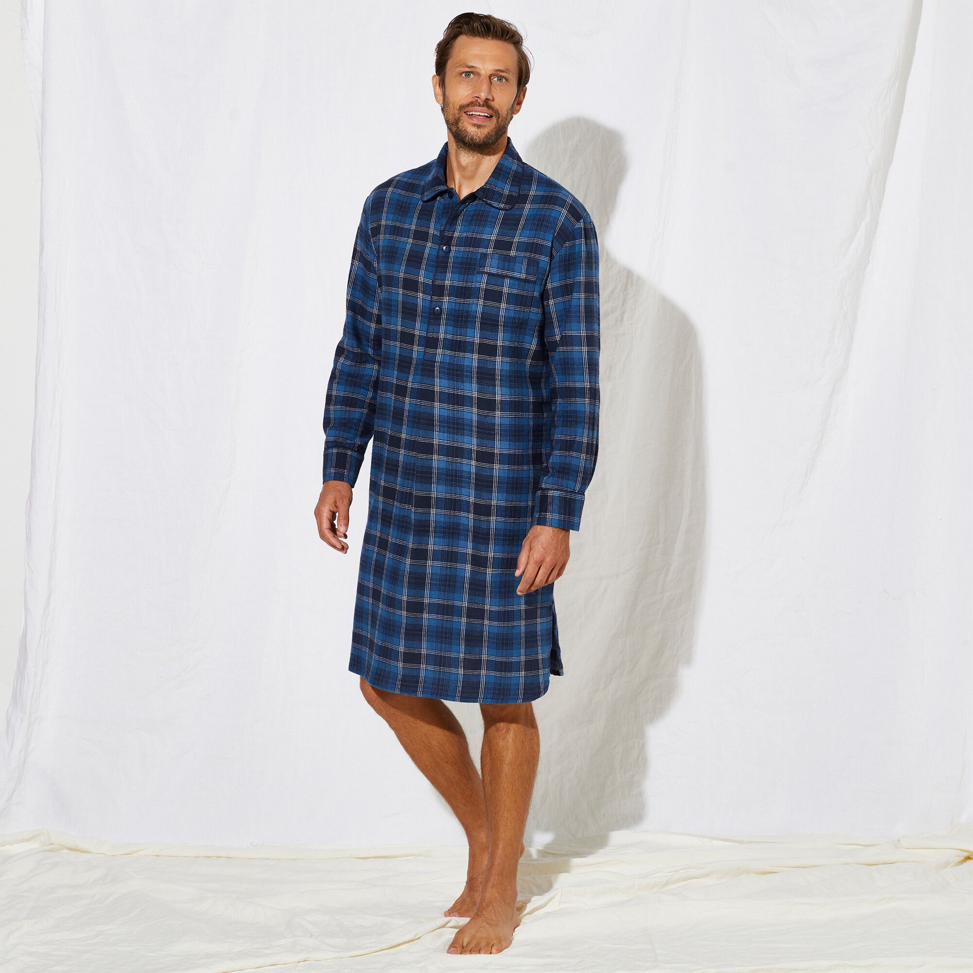 Liquette pyjama pilou carreaux