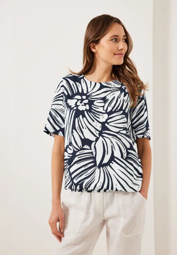 CECIL Viskose Blumenprint Bluse