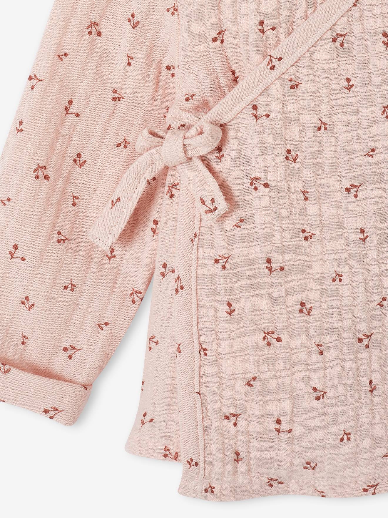 Vertbaudet Baby Wickeljacke - pudrig rosa
