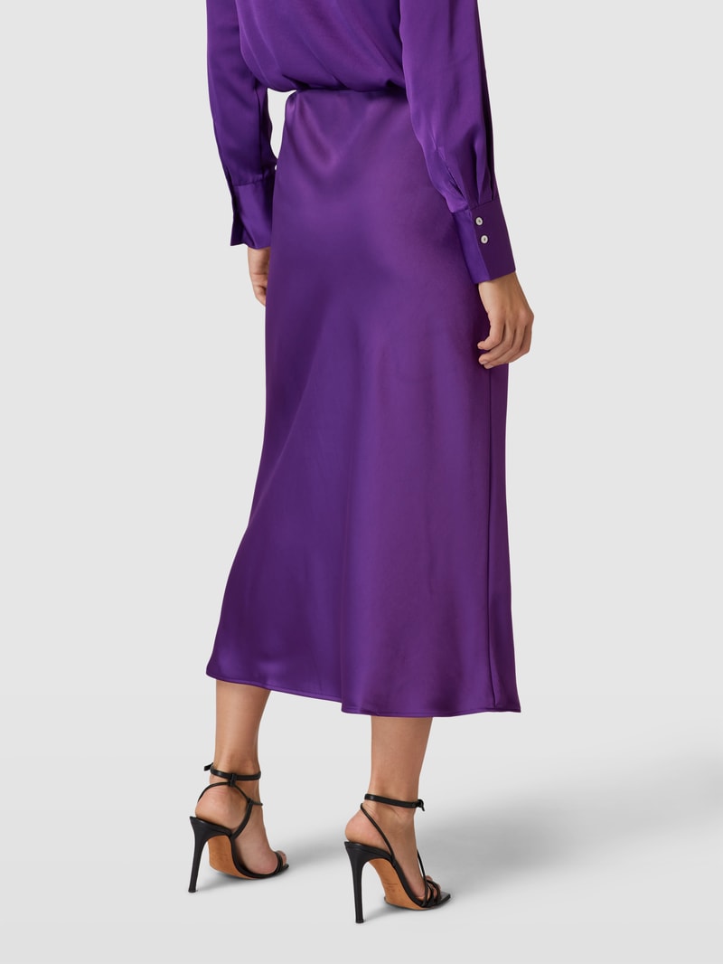 Midirock mit elastischem Bund Modell 'MIA' in purple