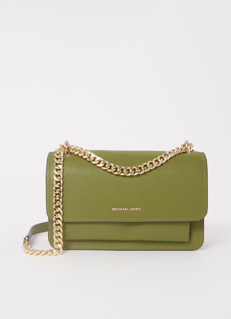 Michael Kors Claire Large textured leather crossbody bag