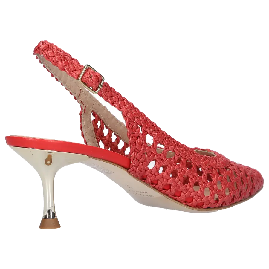 EN AVANT - Slingpumps INTRECCIO Kalbsleder - rot