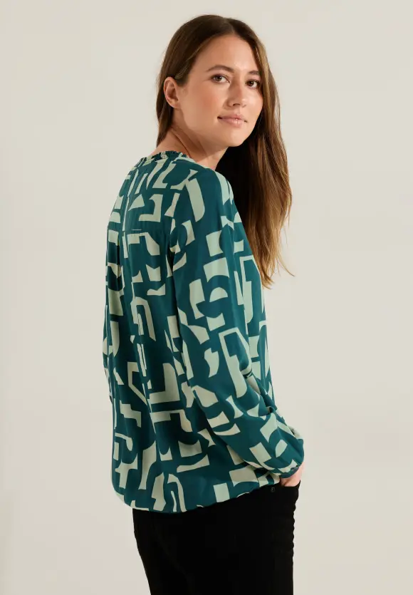 CECIL Bluse mit Smockdetails