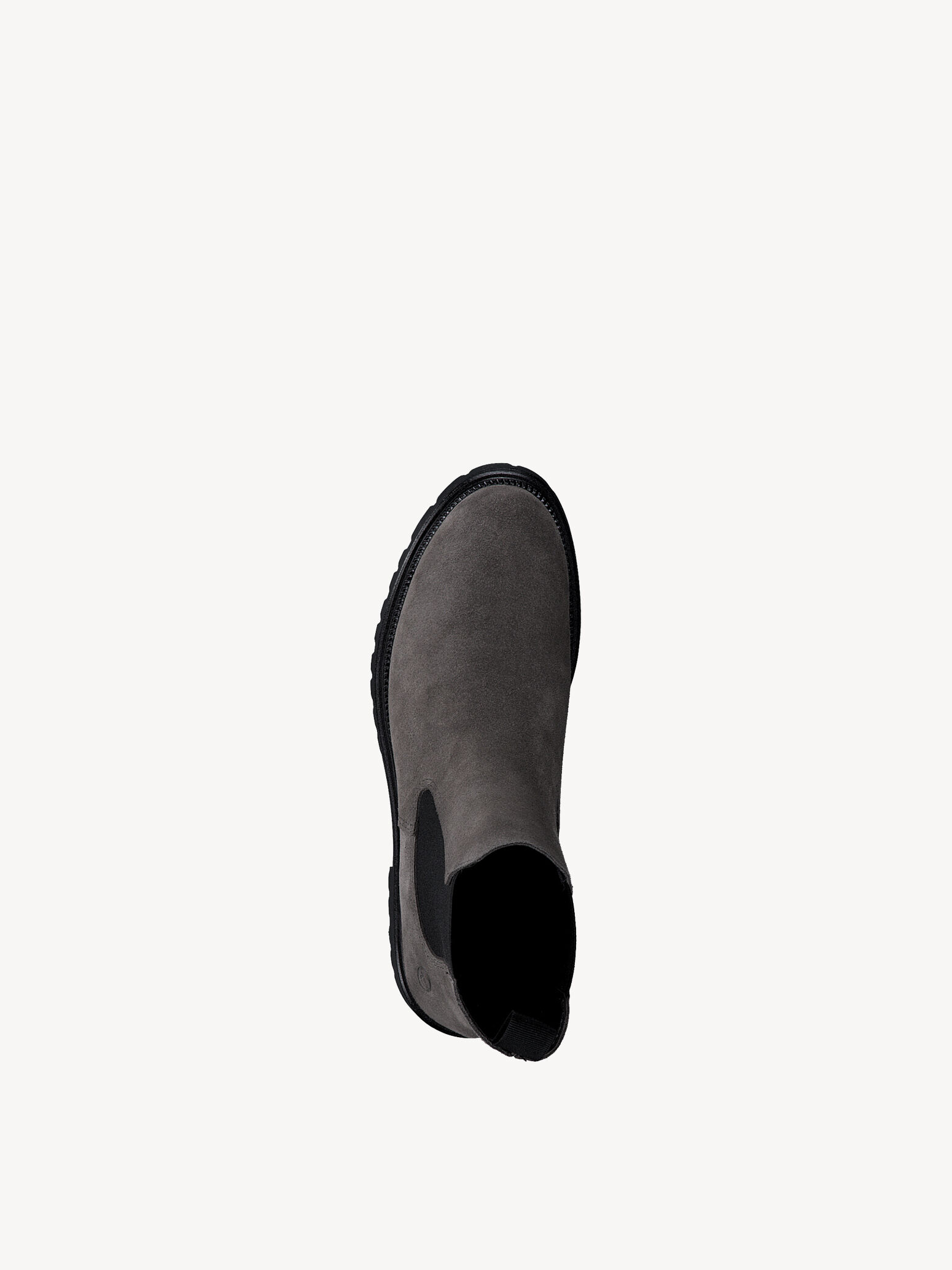 Bottine Chelsea en cuir - gris