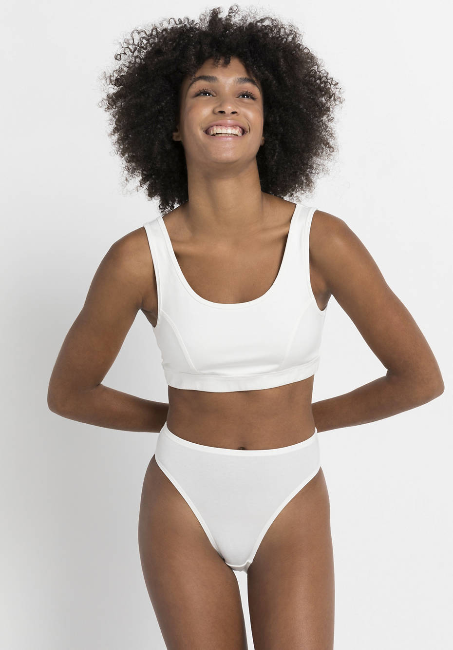 Midislip high waist im 2er Set aus Bio-Baumwolle mit TENCEL™Modal