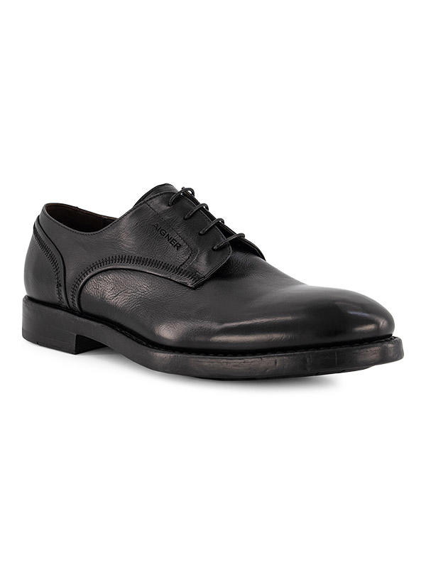 AIGNER, Derby, Leder, schwarz