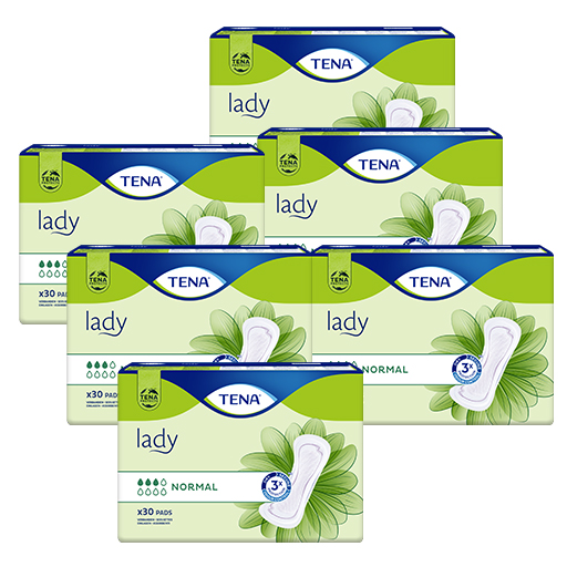 TENA LADY normal Inkontinenz Einlagen  6X30 St