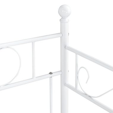 en.casa Metallbett, Granada Tagesbett 90x200cm in diversen Farben