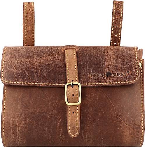 Greenburry Vintage Fahrradtasche XL Leder 20 cm