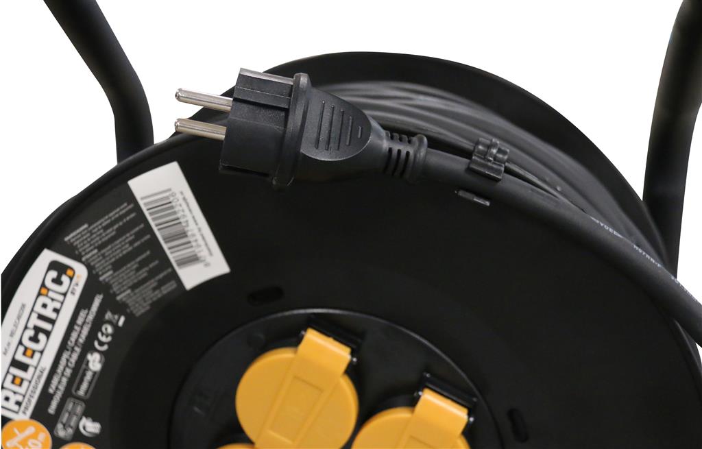 Relectric RELEC492190 PRO kabelio ritė 25 m IP44 3 x 1,5 mm