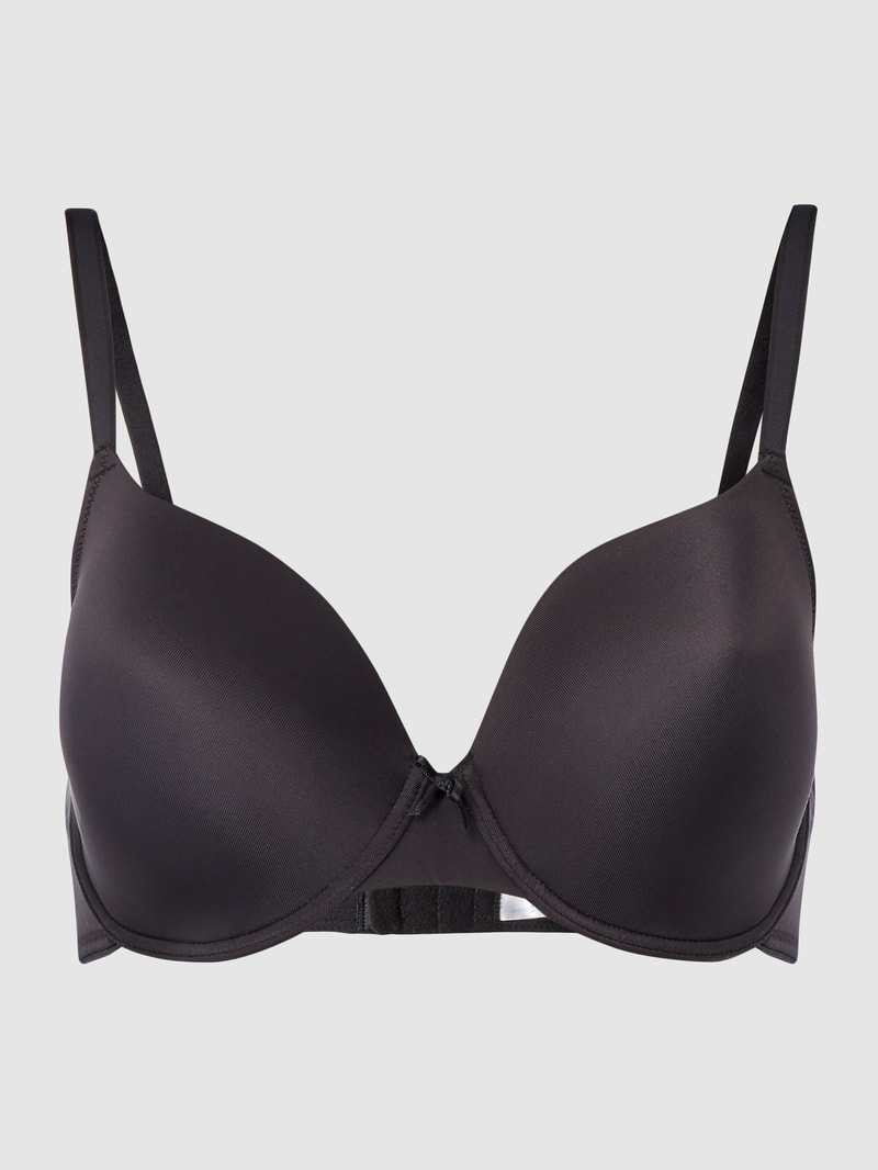 Bügel-BH mit Spaghettiträgern Modell 'PERFECT BASICS' in schwarz