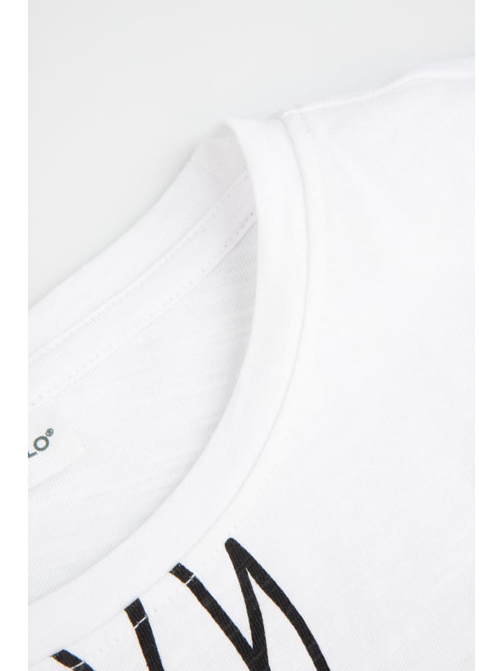 Coccodrillo T-Shirt mit kurzem Ärmel in weiß günstig kaufen