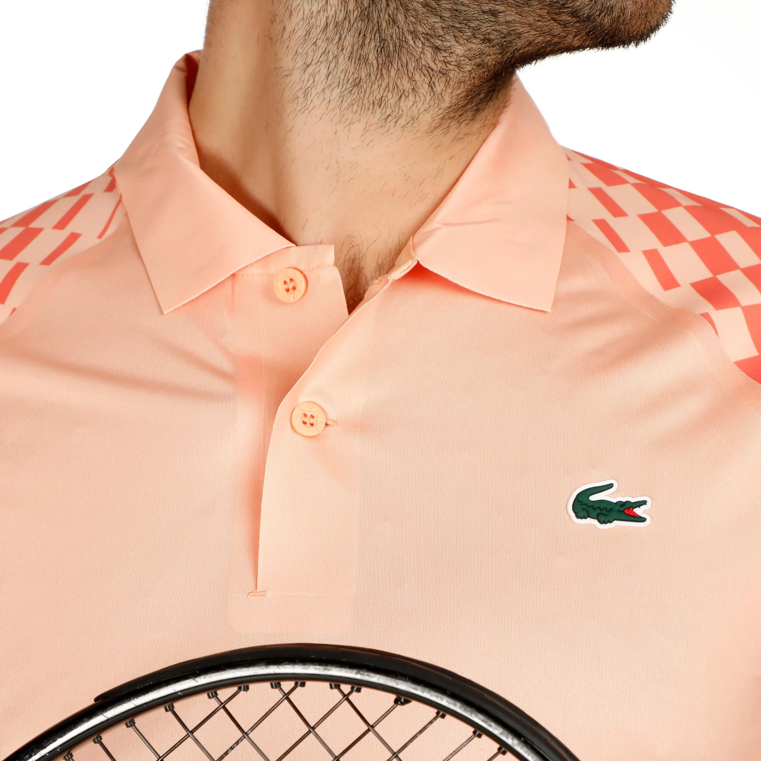 Polo Herren - Rot, Orange