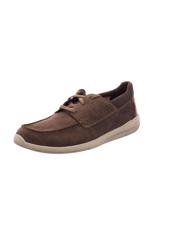 Clarks Mokassin Schnürschuhe in Braun günstig kaufen